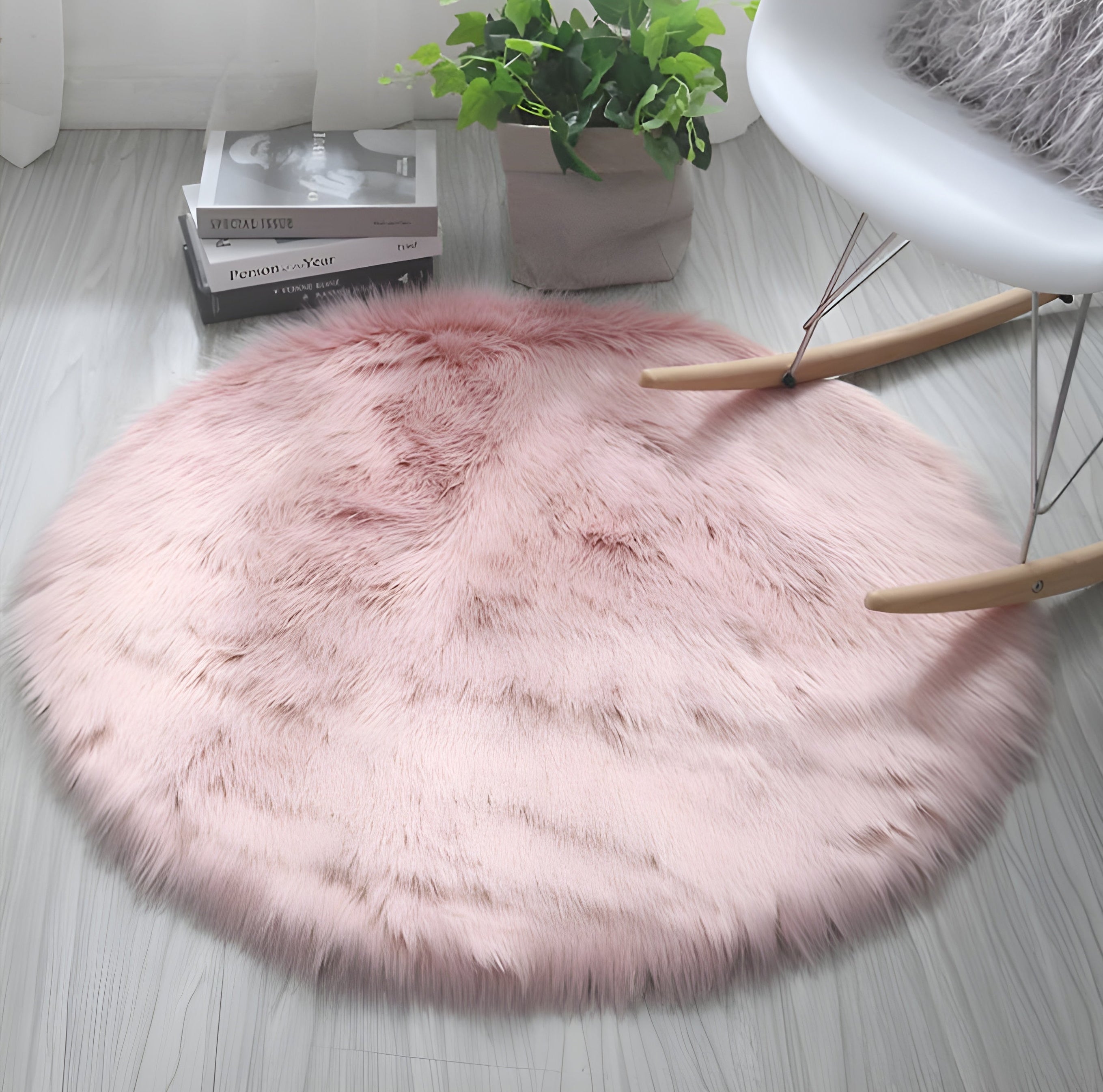 Round Cloud Plush Rug - Ultra Soft Minimalist