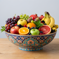Exquisite Floral Decorative Fruit Bowl