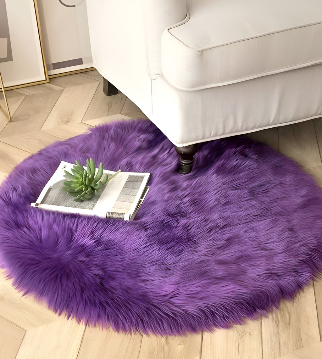 Round Cloud Plush Rug - Ultra Soft Minimalist