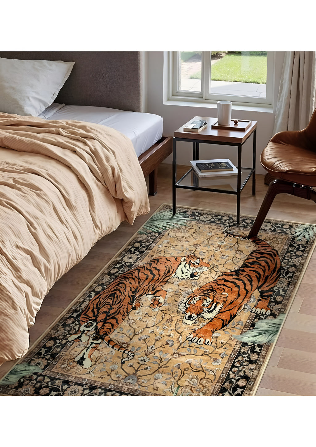 Tiger Tapestry Carpet Rug Anti-Slip