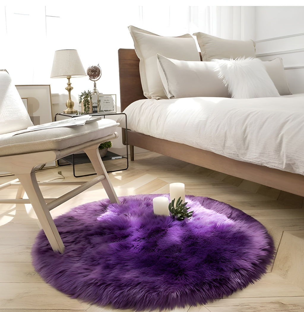 Round Cloud Plush Rug - Ultra Soft Minimalist