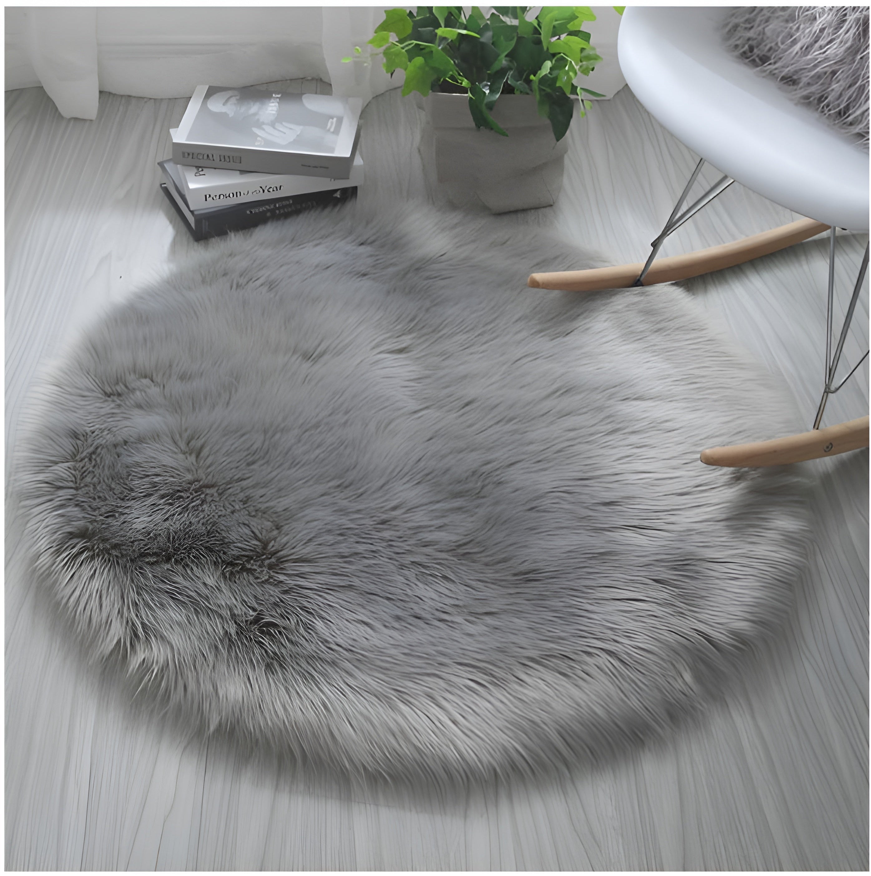 Round Cloud Plush Rug - Ultra Soft Minimalist